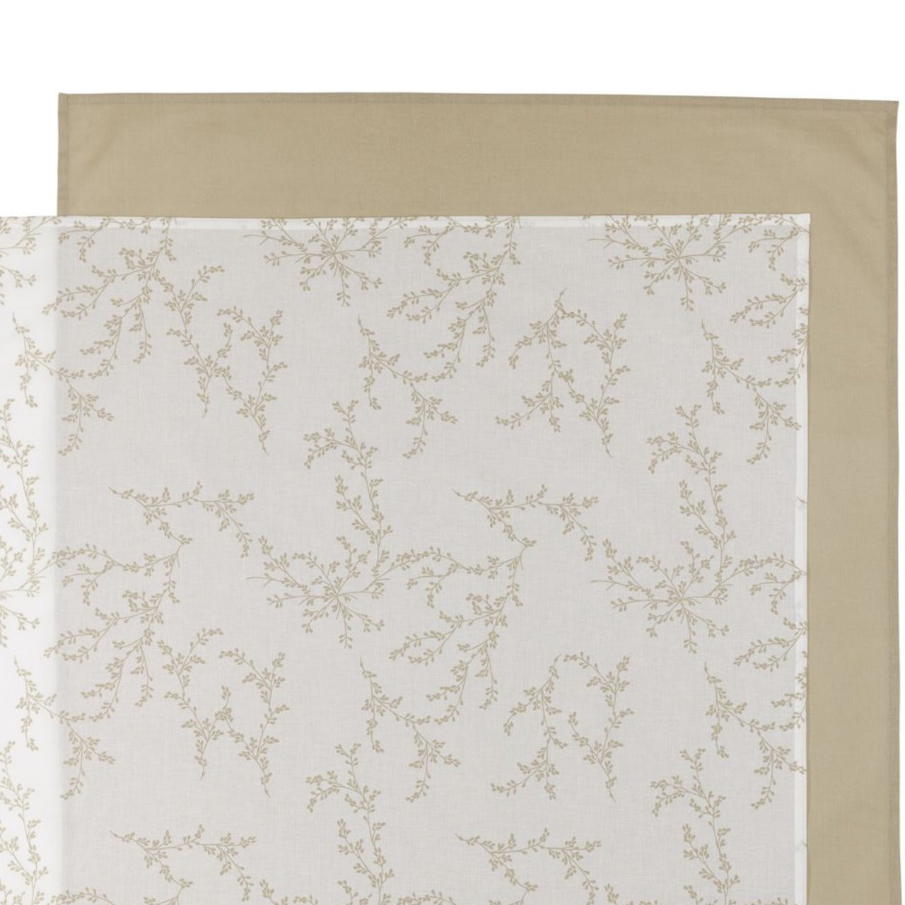 Wieglaken 2-pack Branches Sand/Uni (75x100 cm)