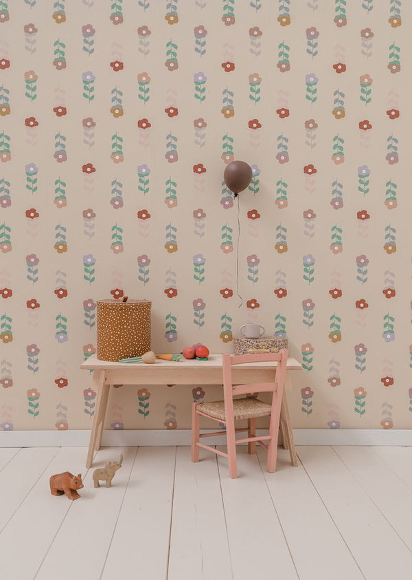 Behang Fleurtje