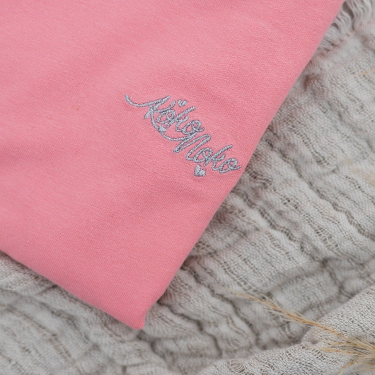 Basic t-shirt Roze - bio katoen