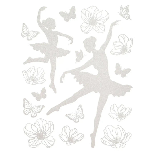 Stickers Ballerina / Vlinders / Bloemen