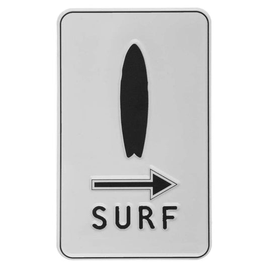 Metalen bordje Surf