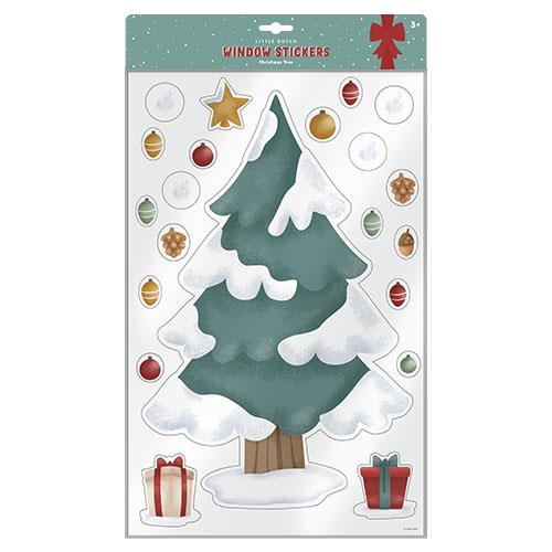Raamsticker Kerstboom