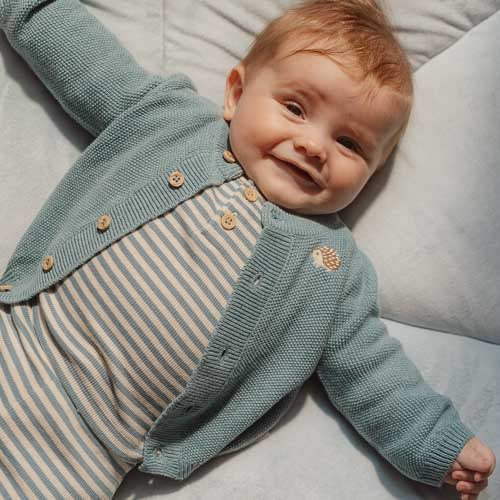 T-shirt lange mouw - Blue Stripes