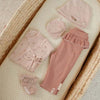 2-pack set Fairy Flowers (shirt overslag lange mouw + broek)