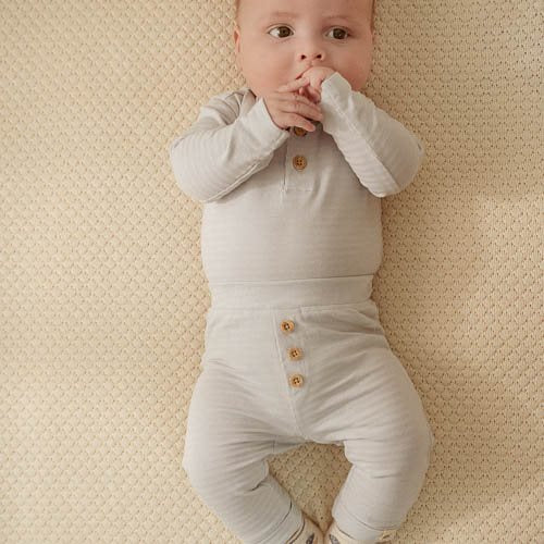 Romper Lange Mouw - Baby Blue