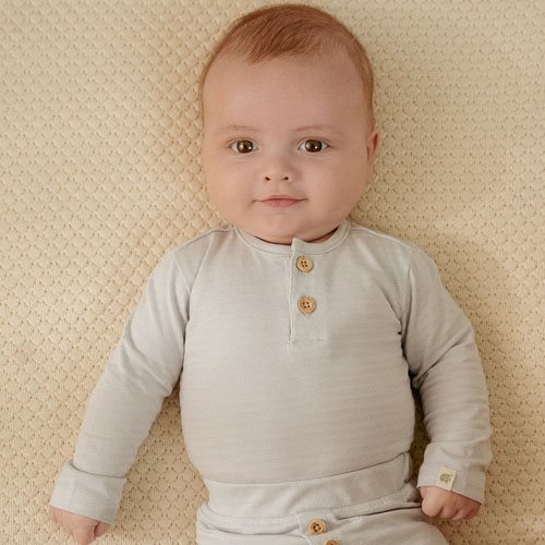Romper Lange Mouw - Baby Blue