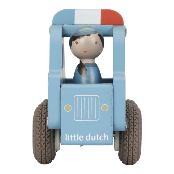 Houten politieauto