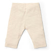 Set van overslagromper en legging - Newborn Naturals - Stripe (maat 56)