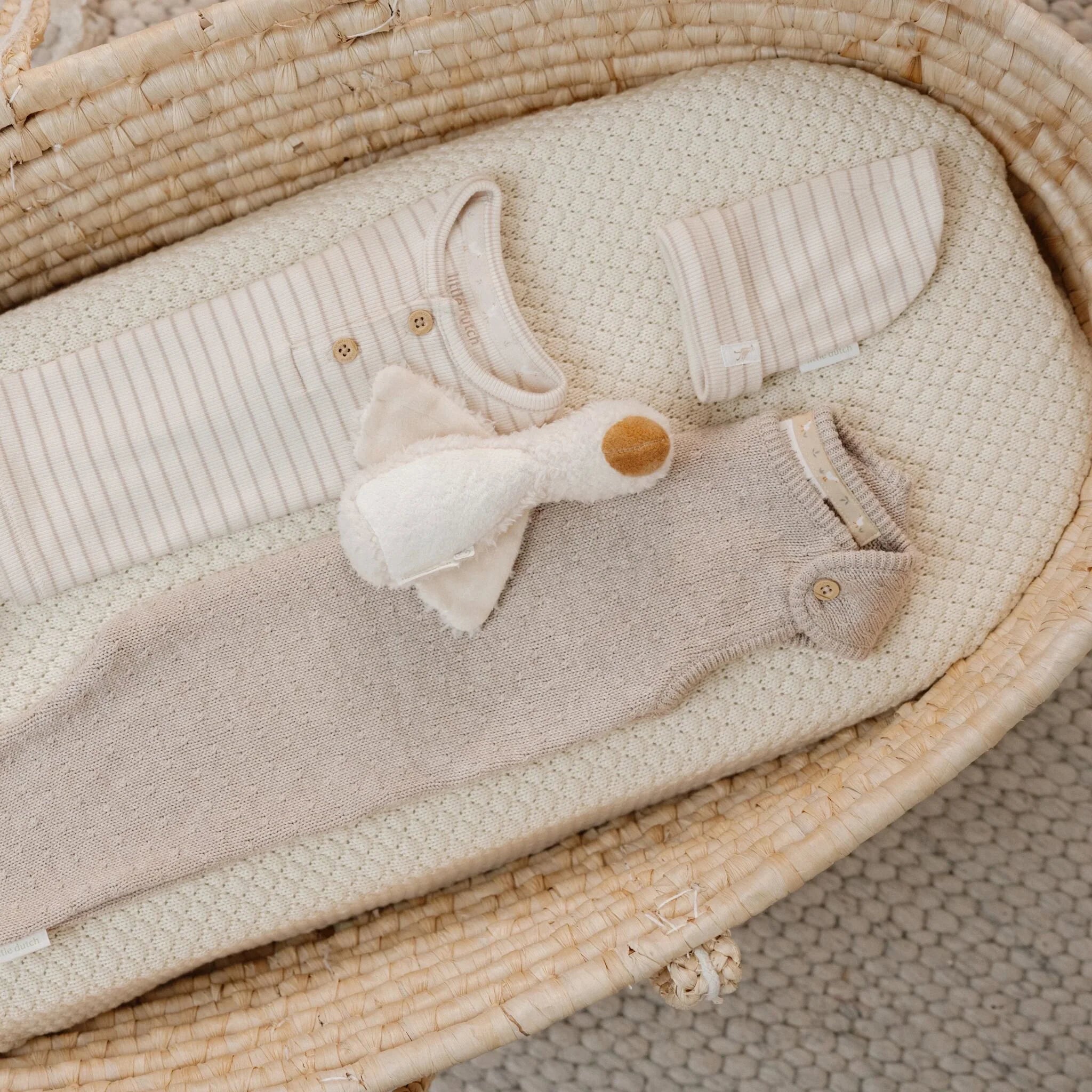 Newborn mutsje - Newborn Naturals Stripe
