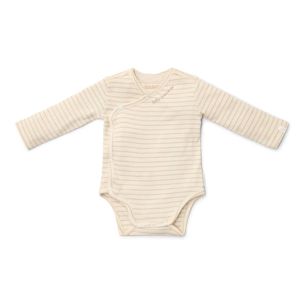 Set van overslagromper en legging - Newborn Naturals - Stripe (maat 56)
