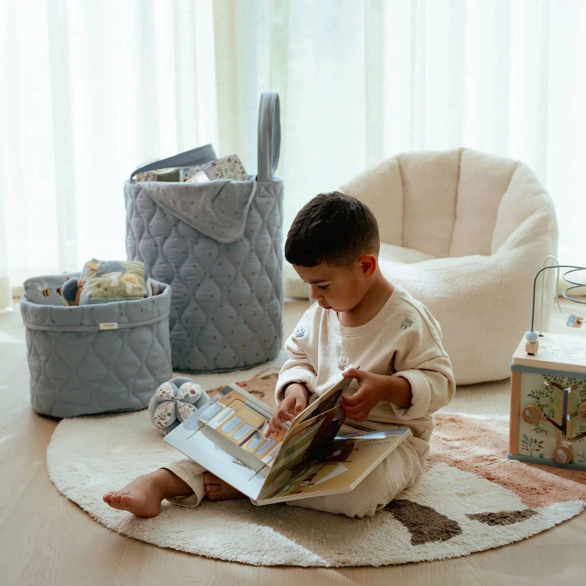 Opbergmand Pure Denim - Groot