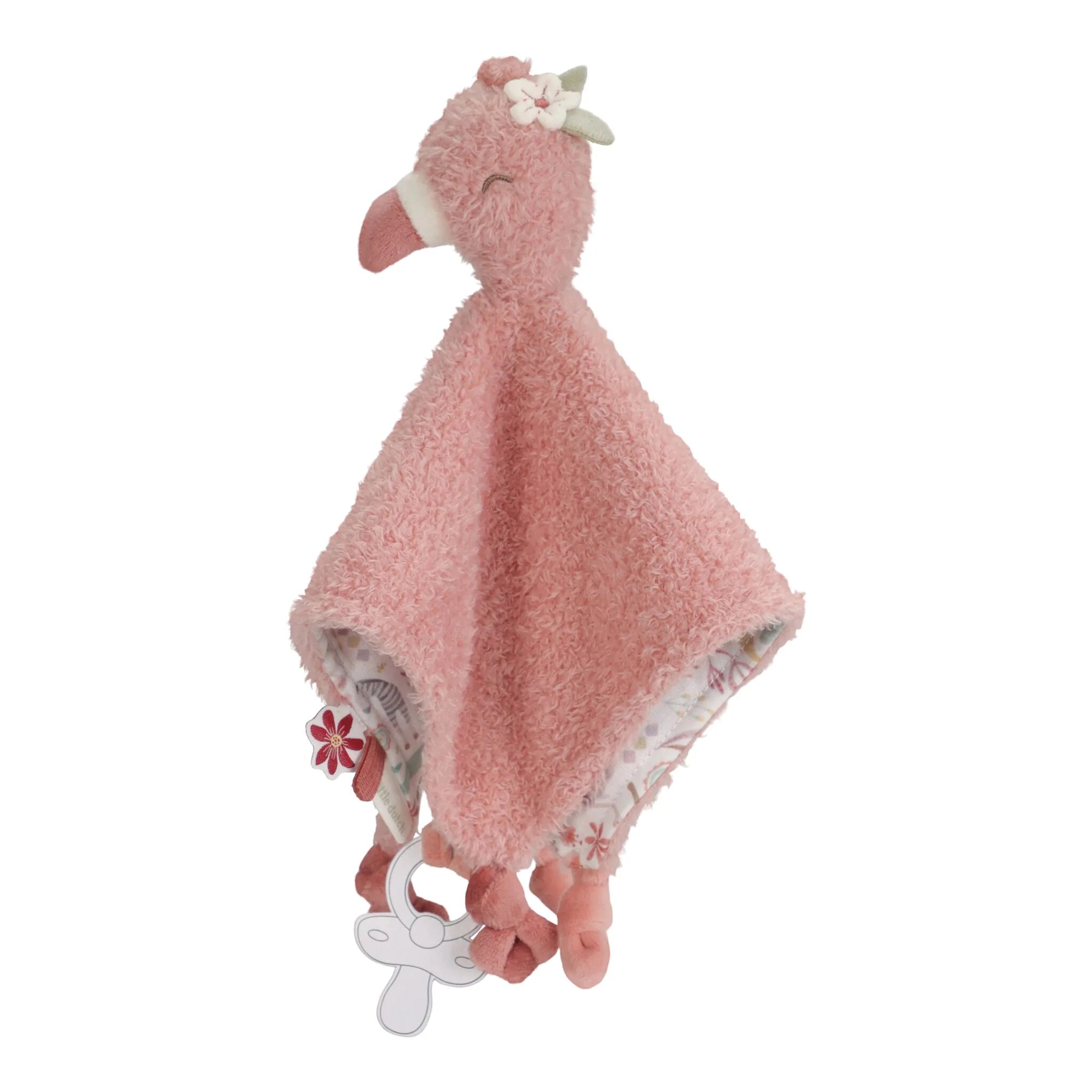 Knuffeldoek - Flamingo