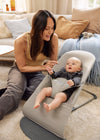 Wipstoel Bliss (0-2 jaar) - Tri-fabric Soft Sand Grey (2-in-1)