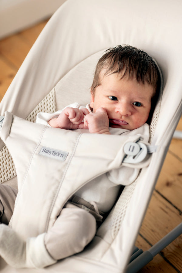 Wipstoel Bliss (0-2 jaar) - Tri-fabric Soft Light Beige (2-in-1)