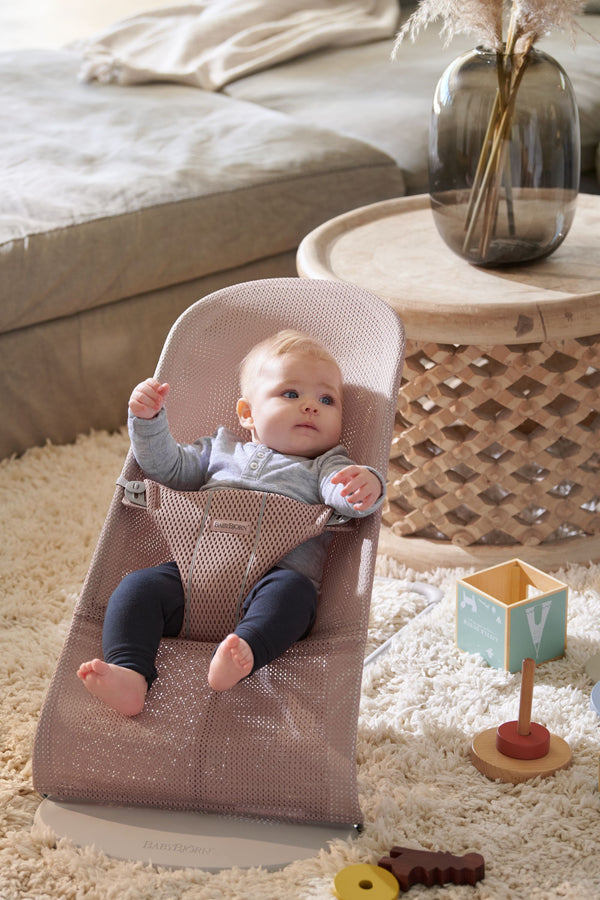 Wipstoel Bliss (0-2 jaar) - Mesh Dusty Pink (2-in-1)