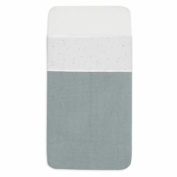 Crib sheet Twinkling (100x150 cm) - Sea Green