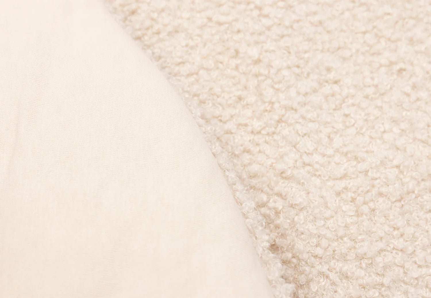 Boxkleed Boucle Rond - Naturel