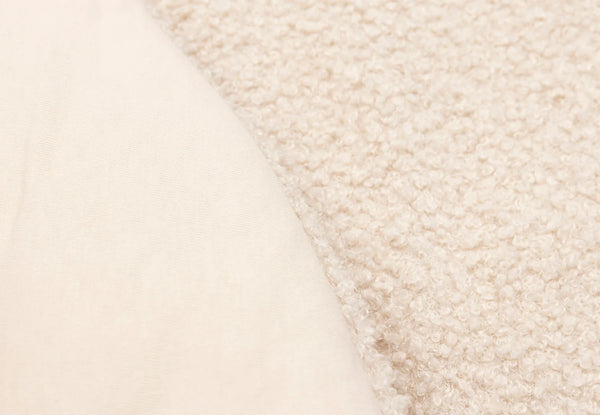 Boxkleed Boucle Rond - Naturel