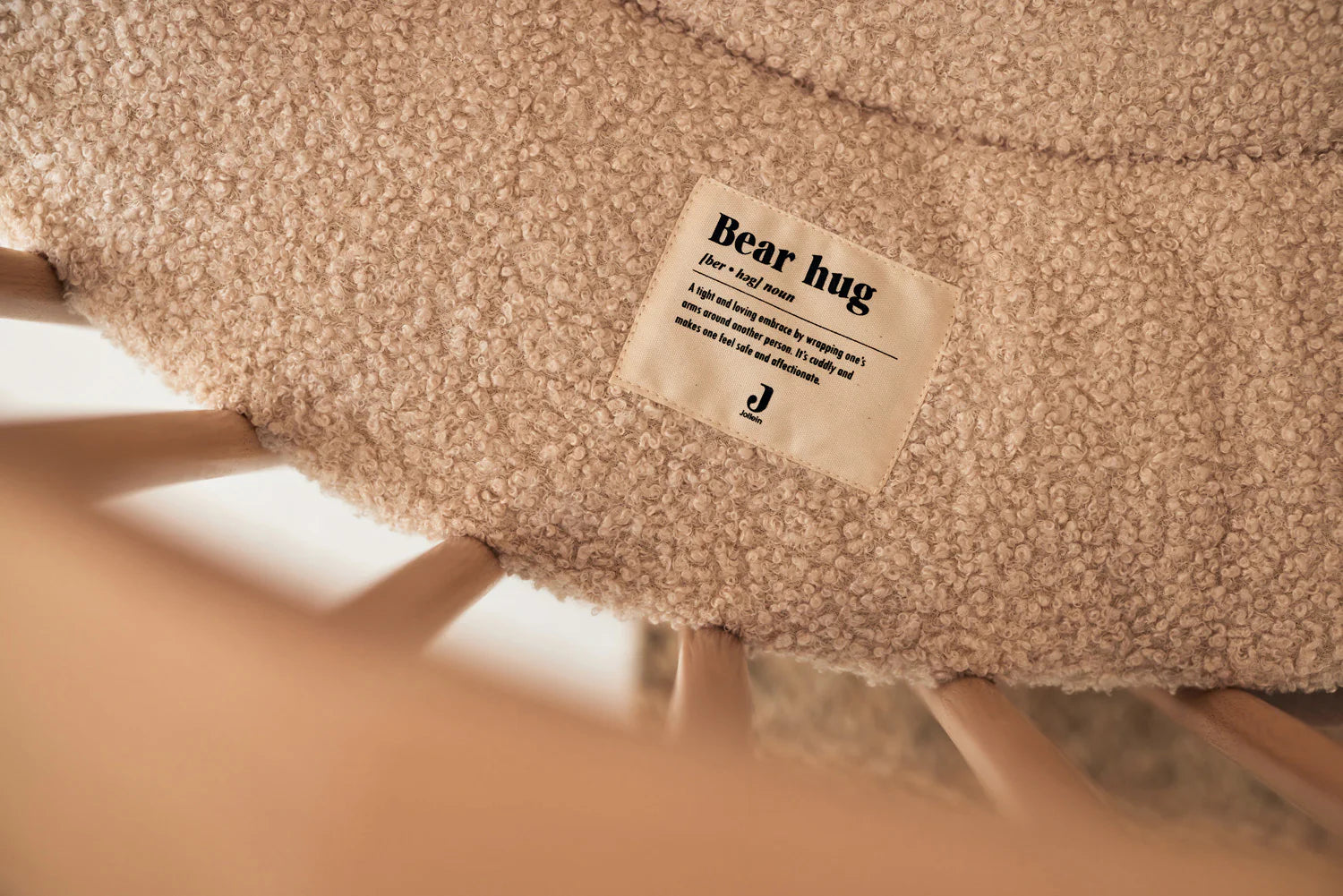 Boxkleed Boucle Rond - Naturel