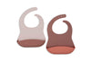 2-pack Siliconen Slabben - Blush Shades