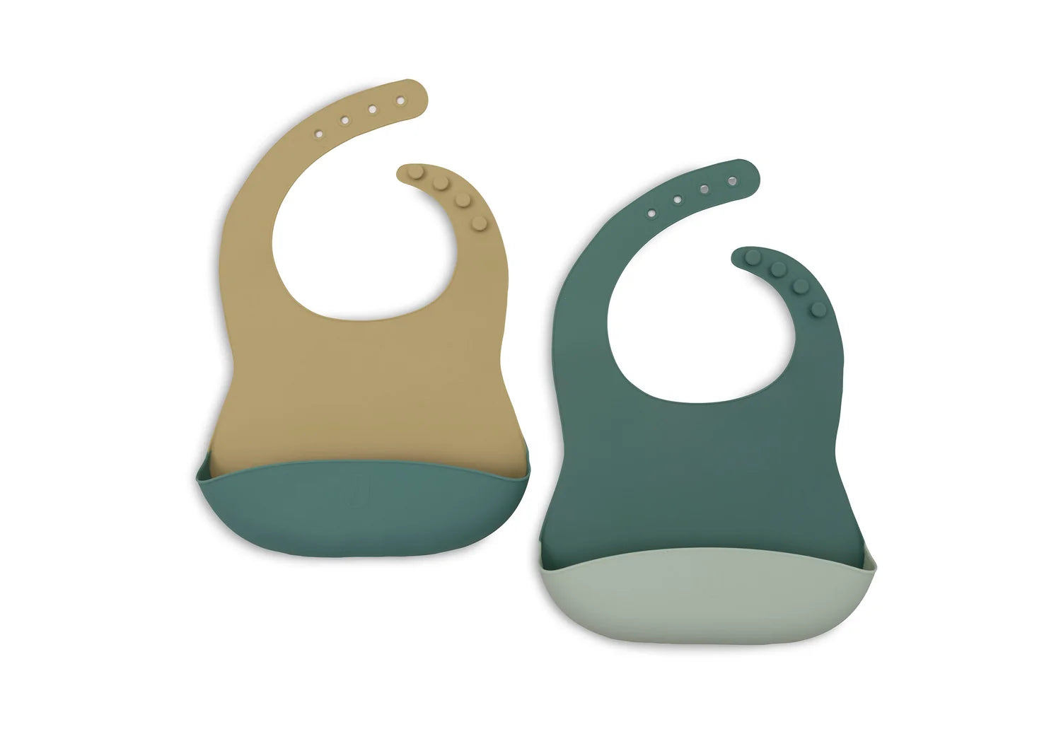 2-pack Siliconen Slabben - Jade Shades