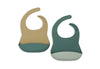 2-pack Siliconen Slabben - Jade Shades