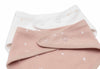 2-pack Bandana Slabben Twinkling - Wild Rose/Ivory