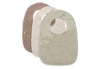 3-pack Badstof Slabben - Sand/Soft Matcha/Milky Coffee