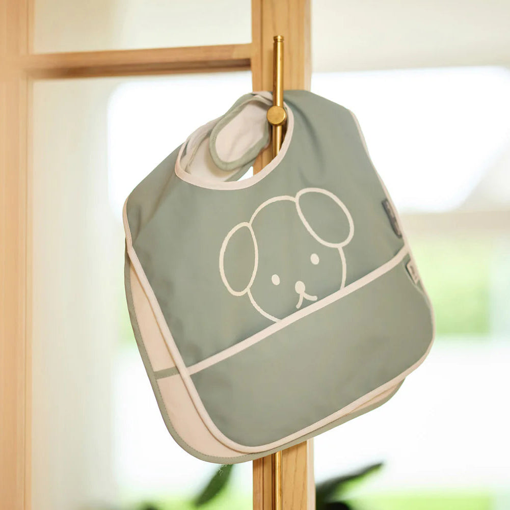 2-pack Slabben waterproof - Miffy Wild Sea Green