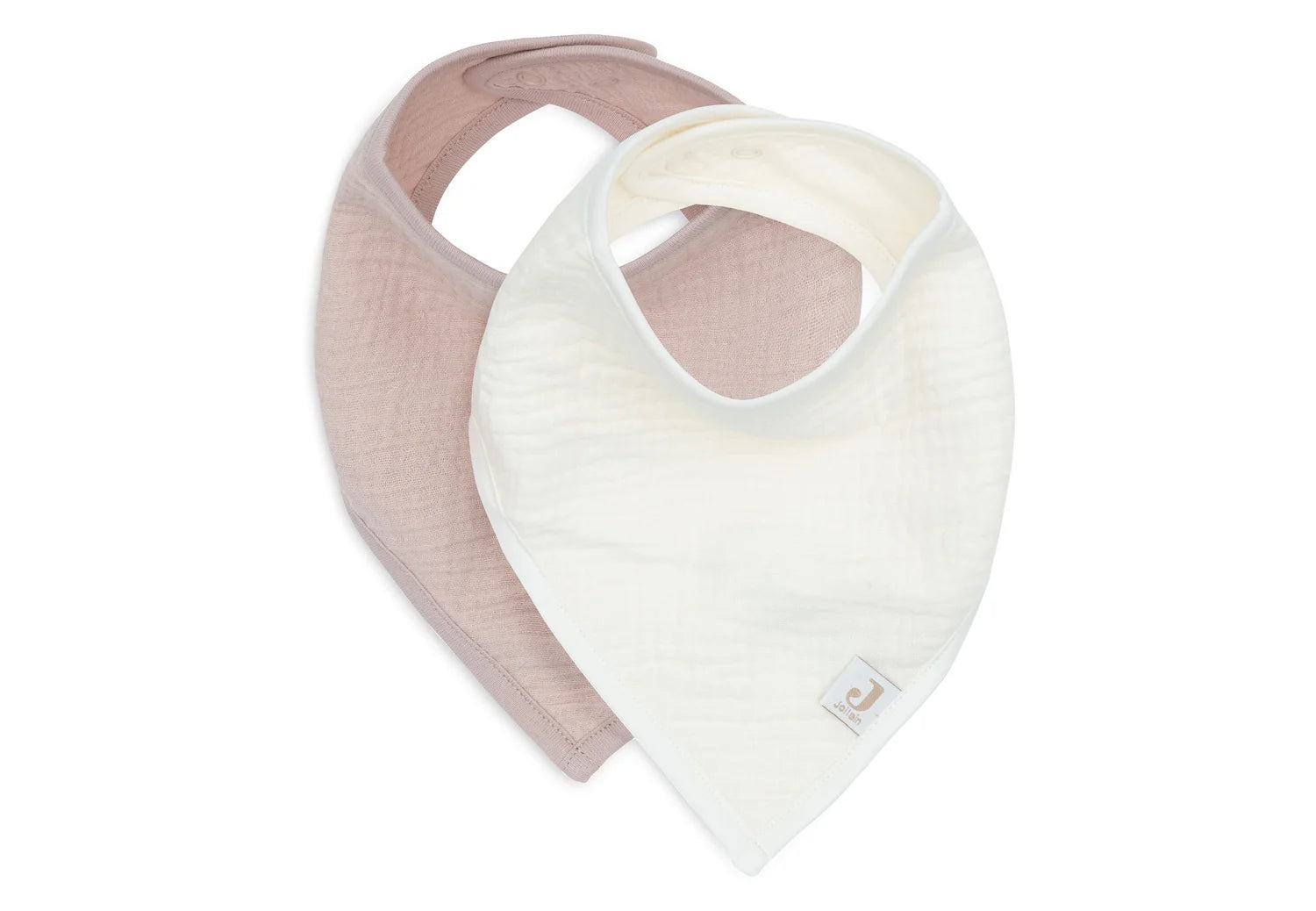 2-pack Bandana Slab Hydrofiel - Wild Rose/Oatmeal