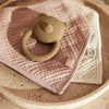 2-pack Bandana Slab Hydrofiel - Wild Rose/Oatmeal