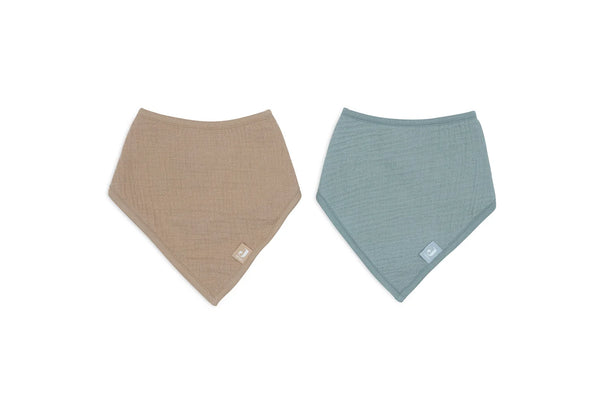 2-pack Bandana Slab Hydrofiel - Sea Green/Biscuit