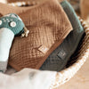 2-pack Bandana Slab Hydrofiel - Sea Green/Biscuit