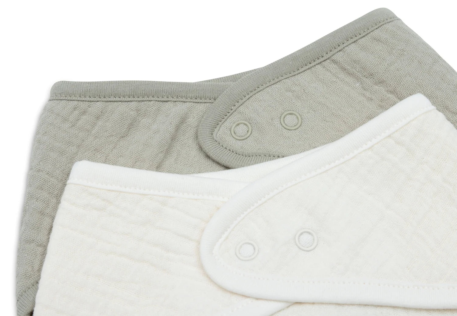 2-pack Bandana Slab Hydrofiel - Olive Green/Oatmeal