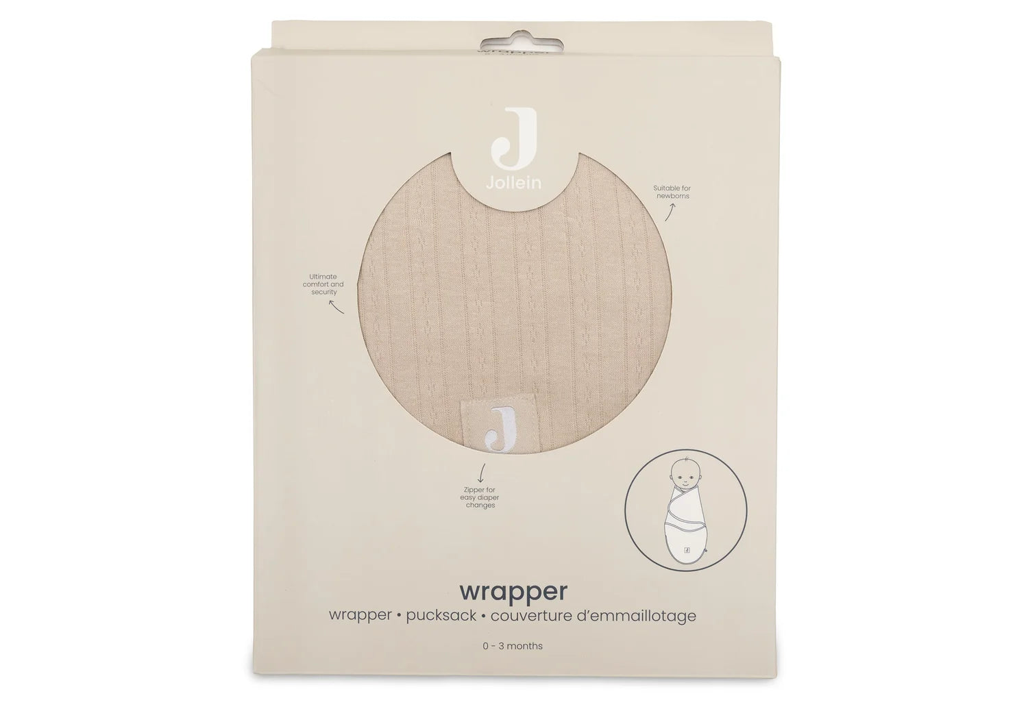 Swaddle 0 - 3 maanden - Ajour Sand