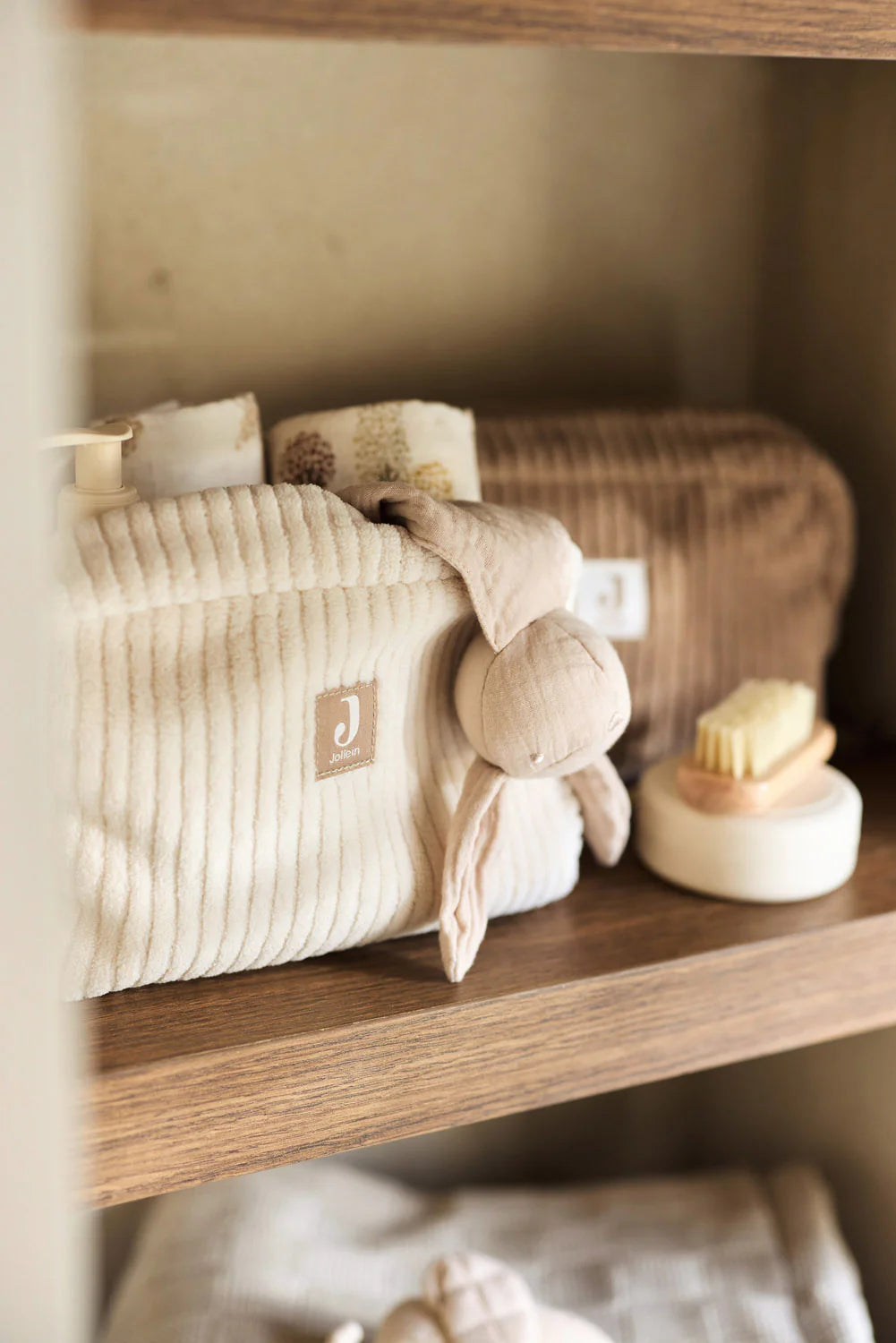 Etui Cloudy Rib - Milky Coffee