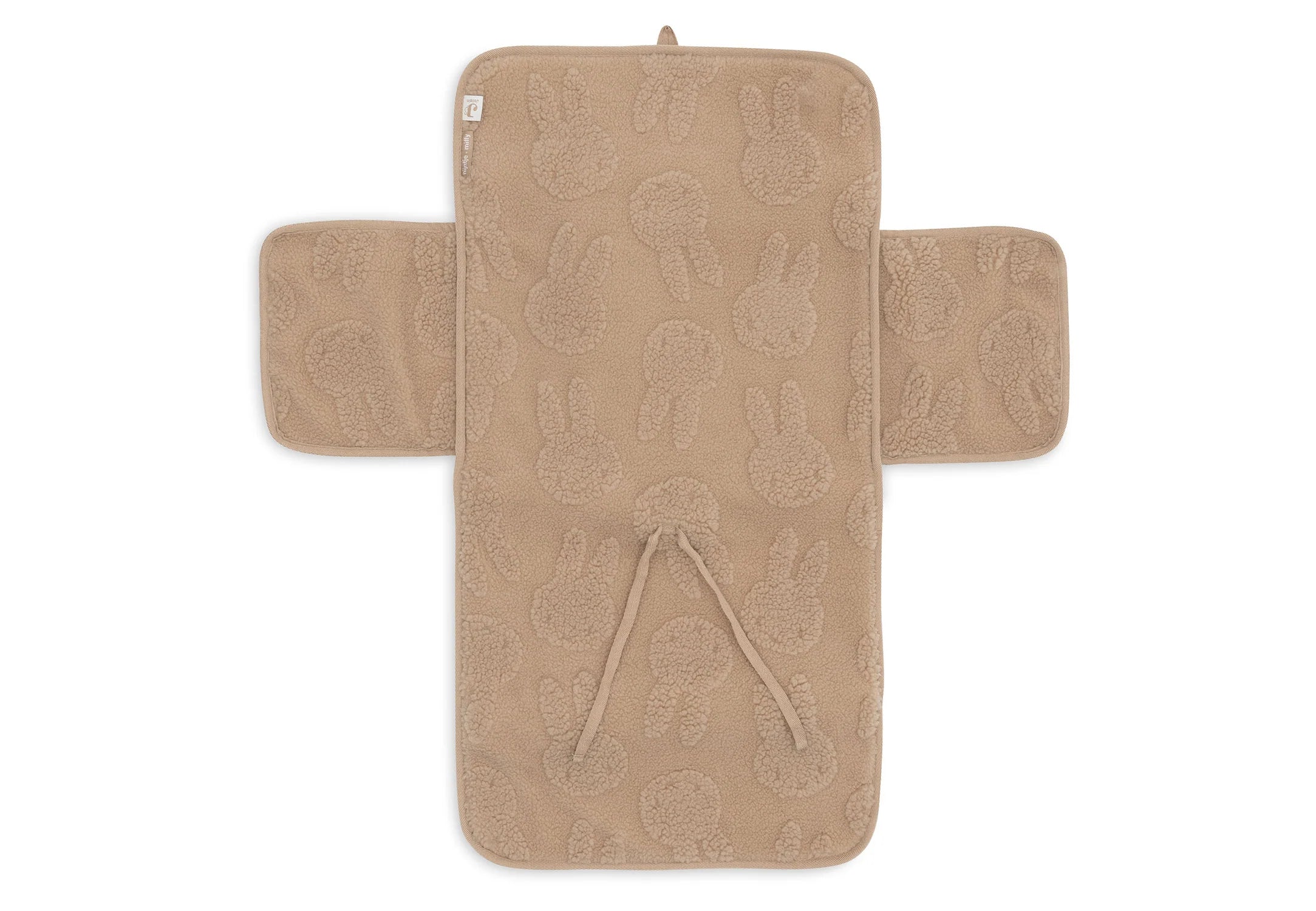 Verschoningsmat met Opbergvak Miffy Jacquard Teddy - Biscuit