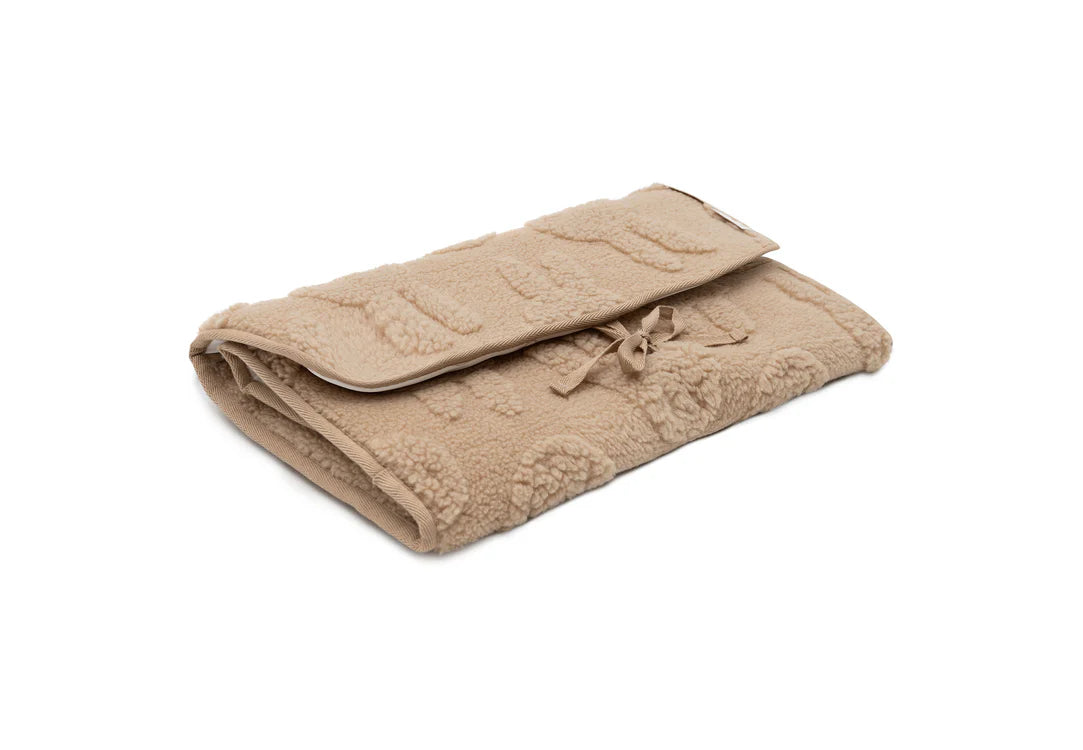 Verschoningsmat met Opbergvak Miffy Jacquard Teddy - Biscuit