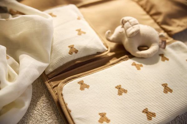 Verschoonmatje Little Waffle - Mini Teddy Bear