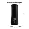 Draagbare flessenwarmer voor (moeder)melk of water