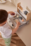 Houten mini speelkeuken (opvouwbaar)