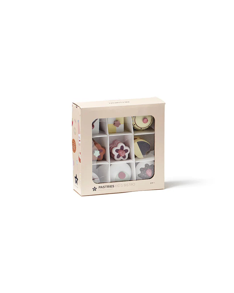 Houten gebakjes