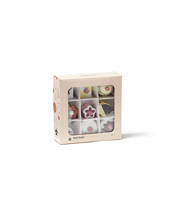 Houten gebakjes