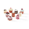Houten gebakjes