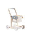 Houten winkelwagen
