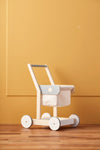 Houten winkelwagen