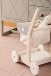 Houten winkelwagen