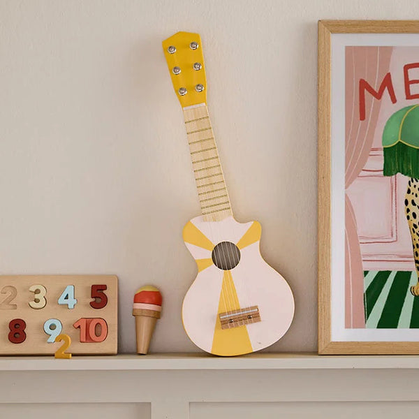 Gitaar - Geel/Wit