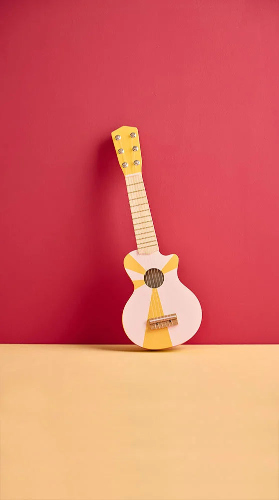 Gitaar - Geel/Wit