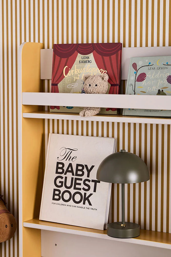 Boekenkast - grijs/mosterd